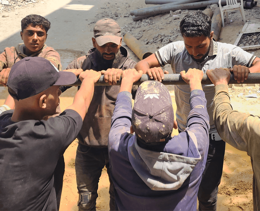 We cannot forget them - Child holding sponsoring orphans card